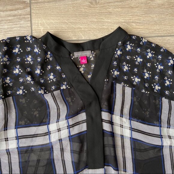 NWT Vince Camuto  Dolman-sleeve Henley Top - Picture 7 of 13